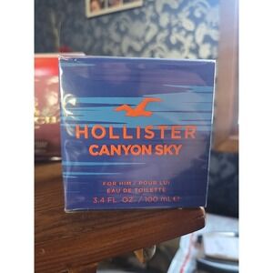 Hollister Canyon Sky EDT Spray for Men, 3.4 Oz